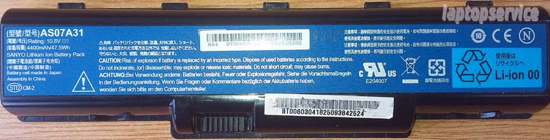 Батарея для ноутбука Acer Aspire 5738