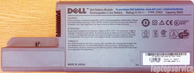 Батарея для ноутбука Dell Latitude D830