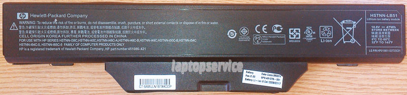 Батарея для ноутбуков HP Compaq 6720s