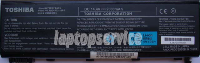 Батарея для ноутбука Toshiba Satellite L30
