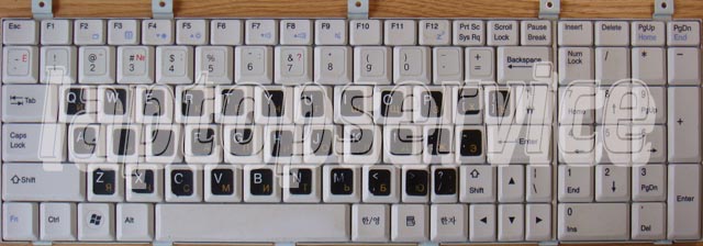 Клавиатура для ноутбука LG XNOTE E500